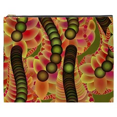 Abstract Background Digital Green Cosmetic Bag (XXXL) 