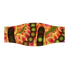 Abstract Background Digital Green Stretchable Headband