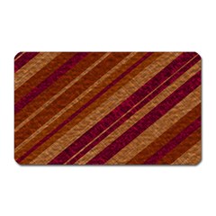 Stripes Course Texture Background Magnet (rectangular) by Nexatart