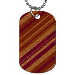 Stripes Course Texture Background Dog Tag (one Side) by Nexatart