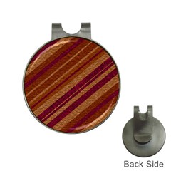 Stripes Course Texture Background Hat Clips With Golf Markers by Nexatart