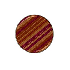 Stripes Course Texture Background Hat Clip Ball Marker (4 Pack) by Nexatart