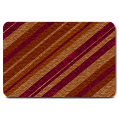 Stripes Course Texture Background Large Doormat  by Nexatart