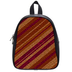 Stripes Course Texture Background School Bags (small)  by Nexatart