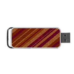 Stripes Course Texture Background Portable Usb Flash (one Side) by Nexatart