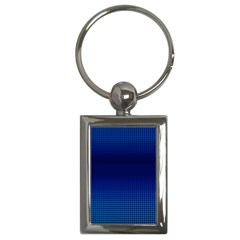 Blue Dot Key Chains (rectangle) 