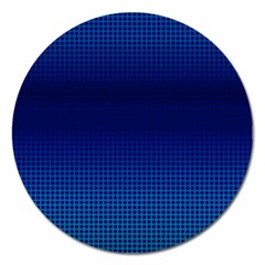 Blue Dot Magnet 5  (round)