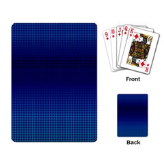 Blue Dot Playing Card by PhotoNOLA