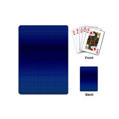 Blue Dot Playing Cards (mini)  by PhotoNOLA