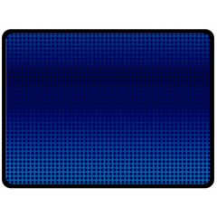 Blue Dot Double Sided Fleece Blanket (large)  by PhotoNOLA