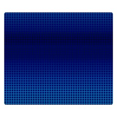 Blue Dot Double Sided Flano Blanket (small) 