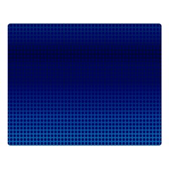 Blue Dot Double Sided Flano Blanket (large)  by PhotoNOLA