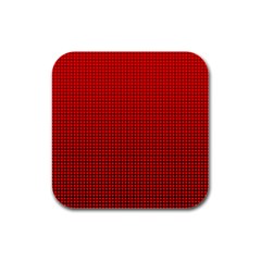 Redc Rubber Square Coaster (4 Pack)  by PhotoNOLA