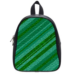 Stripes Course Texture Background School Bags (small)  by Nexatart