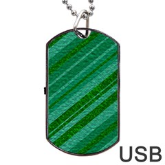 Stripes Course Texture Background Dog Tag Usb Flash (two Sides) by Nexatart