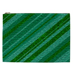 Stripes Course Texture Background Cosmetic Bag (xxl)  by Nexatart