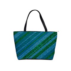 Stripes Course Texture Background Shoulder Handbags by Nexatart