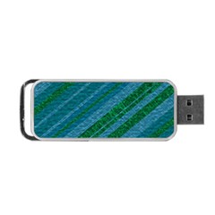 Stripes Course Texture Background Portable Usb Flash (one Side) by Nexatart