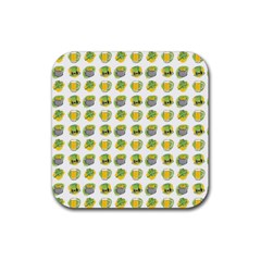 St Patrick S Day Background Symbols Rubber Coaster (square)  by Nexatart