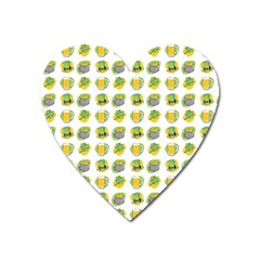 St Patrick S Day Background Symbols Heart Magnet by Nexatart