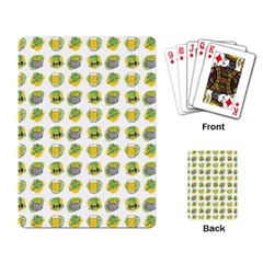 St Patrick S Day Background Symbols Playing Card by Nexatart