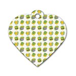 St Patrick S Day Background Symbols Dog Tag Heart (One Side) Front