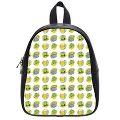 St Patrick S Day Background Symbols School Bags (small)  by Nexatart