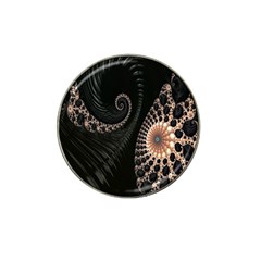 Fractal Black Pearl Abstract Art Hat Clip Ball Marker (10 Pack) by Nexatart