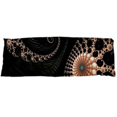 Fractal Black Pearl Abstract Art Body Pillow Case (dakimakura) by Nexatart