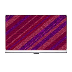 Stripes Course Texture Background Business Card Holders by Nexatart