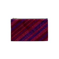 Stripes Course Texture Background Cosmetic Bag (small)  by Nexatart