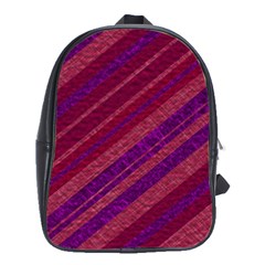 Stripes Course Texture Background School Bags(large)  by Nexatart