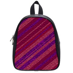 Stripes Course Texture Background School Bags (small)  by Nexatart