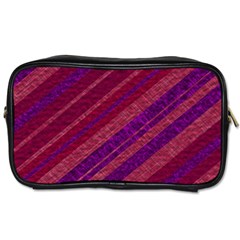 Stripes Course Texture Background Toiletries Bags by Nexatart