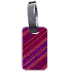 Stripes Course Texture Background Luggage Tags (two Sides) by Nexatart