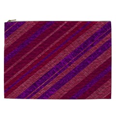 Stripes Course Texture Background Cosmetic Bag (xxl)  by Nexatart