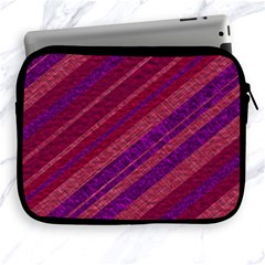 Stripes Course Texture Background Apple Ipad 2/3/4 Zipper Cases by Nexatart