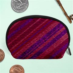 Stripes Course Texture Background Accessory Pouches (large)  by Nexatart