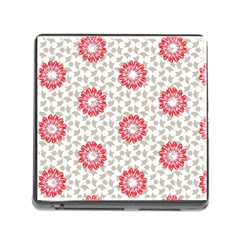 Stamping Pattern Fashion Background Memory Card Reader (square) by Nexatart