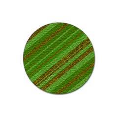 Stripes Course Texture Background Magnet 3  (round) by Nexatart