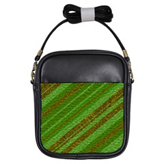 Stripes Course Texture Background Girls Sling Bags by Nexatart