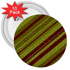 Stripes Course Texture Background 3  Buttons (10 Pack)  by Nexatart