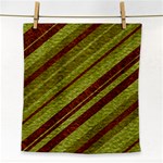 Stripes Course Texture Background Face Towel Front