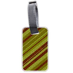 Stripes Course Texture Background Luggage Tags (two Sides) by Nexatart