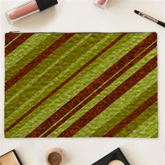 Stripes Course Texture Background Cosmetic Bag (xxl)  by Nexatart