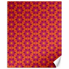 Pattern Abstract Floral Bright Canvas 16  X 20   by Nexatart