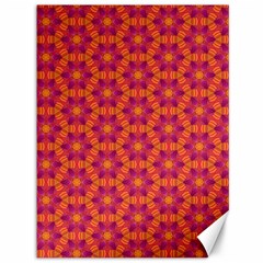 Pattern Abstract Floral Bright Canvas 36  X 48   by Nexatart