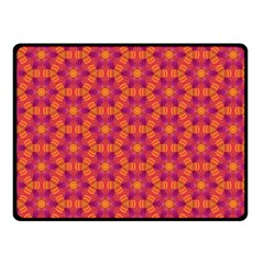 Pattern Abstract Floral Bright Fleece Blanket (small) by Nexatart