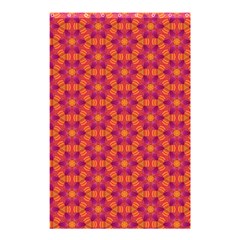 Pattern Abstract Floral Bright Shower Curtain 48  X 72  (small)  by Nexatart