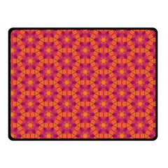 Pattern Abstract Floral Bright Double Sided Fleece Blanket (small)  by Nexatart